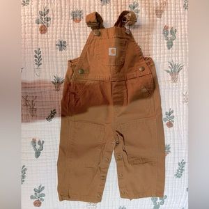 12M Carhartt Bibs - Carhartt Brown